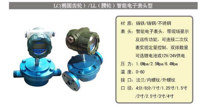 椭圆齿轮流量计智能型智能型